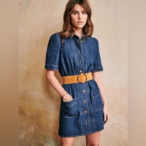 Sezane Denim Dress